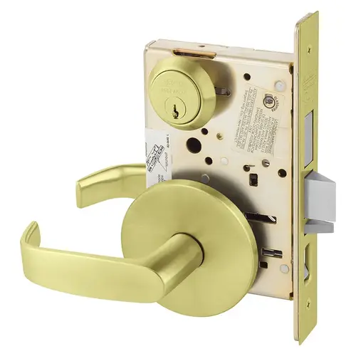 Mortise Lock Satin Brass