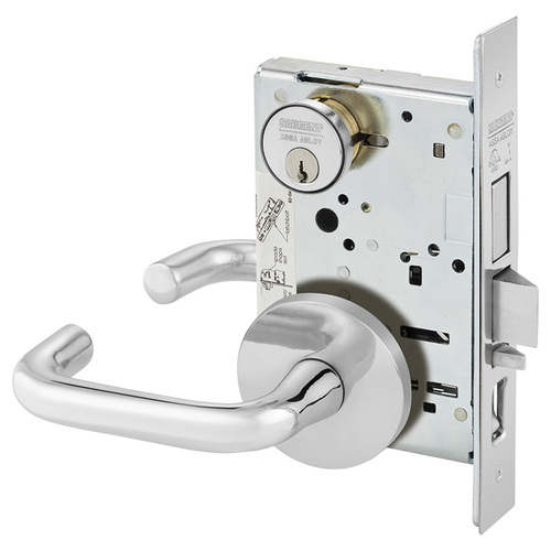 Mortise Lock Bright Chrome