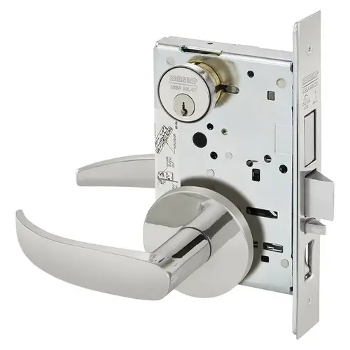 Mortise Lock Bright Stainless Steel