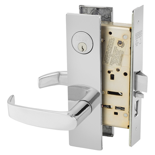 Mortise Lock Bright Chrome