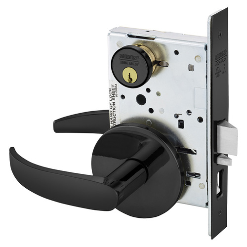 Mortise Lock Dark Oxidized Statuary Bronze Clear Coated