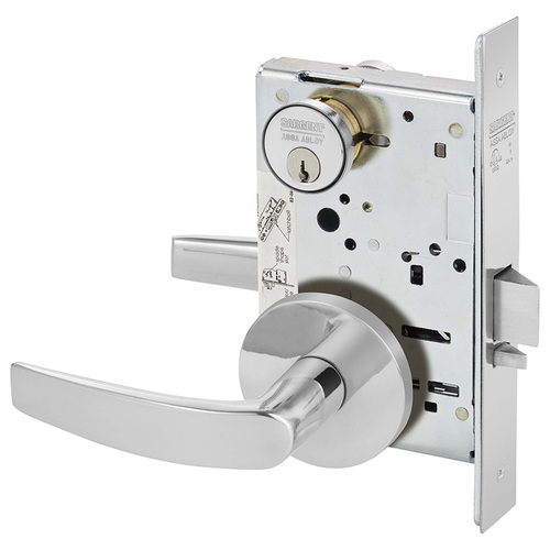 Mortise Lock Bright Chrome