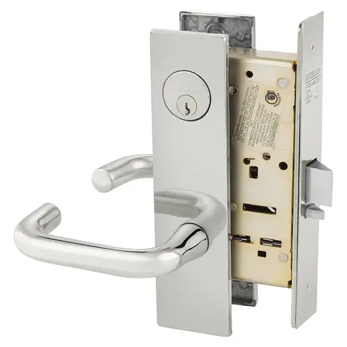 Mortise Lock Bright Stainless Steel