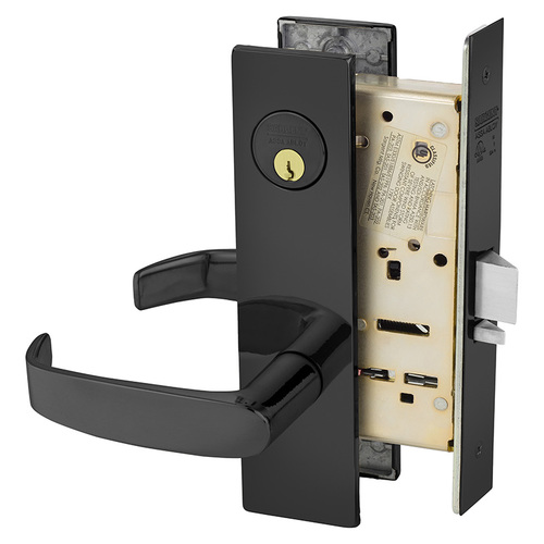 Mortise Lock Dark Oxidized Statuary Bronze Clear Coated