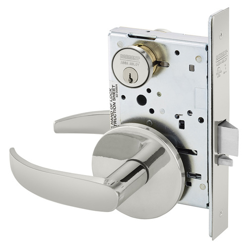 Mortise Lock Bright Stainless Steel