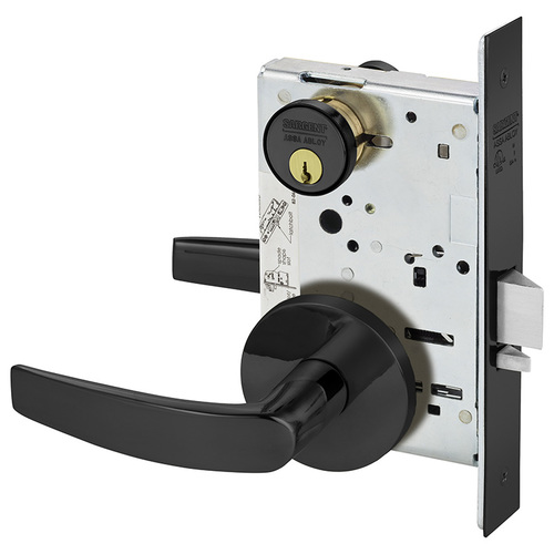 Mortise Lock Dark Oxidized Statuary Bronze Clear Coated