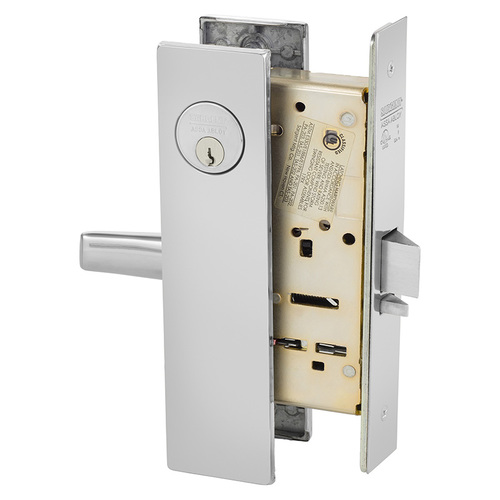 Mortise Lock Bright Chrome