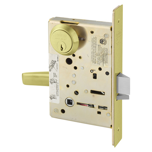 Mortise Lock Satin Brass