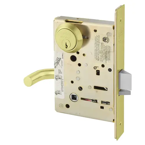 Mortise Lock Satin Brass