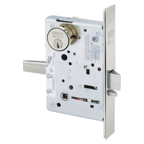 Mortise Lock Bright Stainless Steel