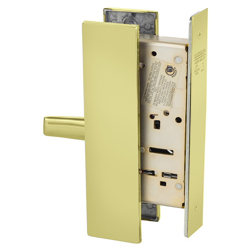 Mortise Lock Bright Brass