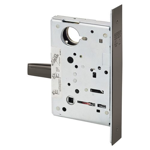 Mortise Lock Oxidized Satin Bronze Relieved Clear Coated