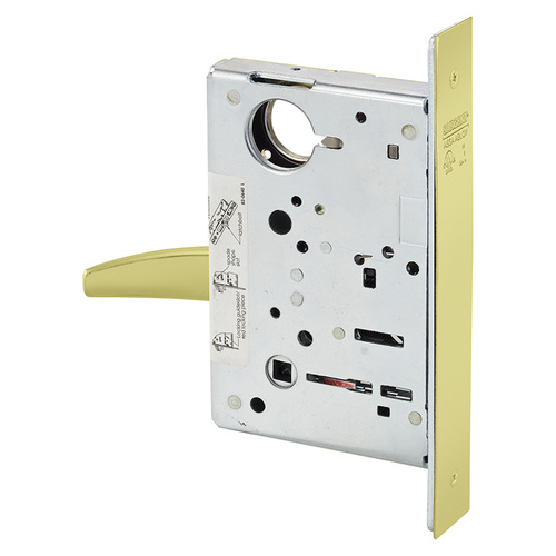 Mortise Lock Bright Brass