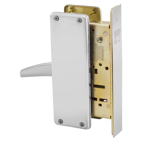 Mortise Lock Bright Chrome