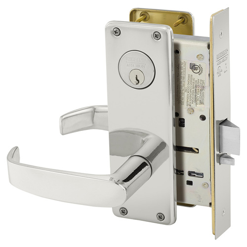 Mortise Lock Bright Stainless Steel