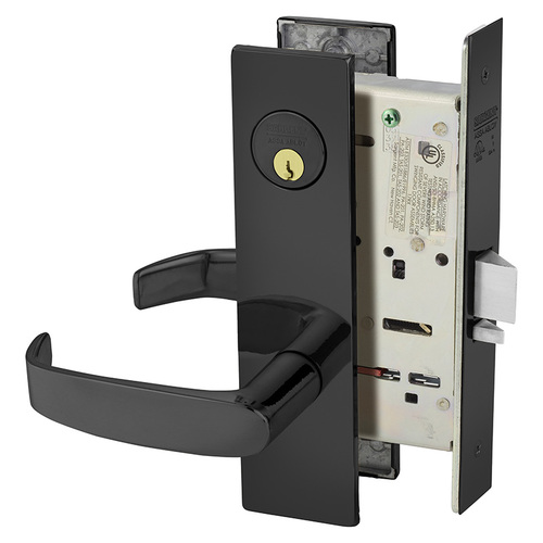 Mortise Lock Dark Oxidized Statuary Bronze Clear Coated