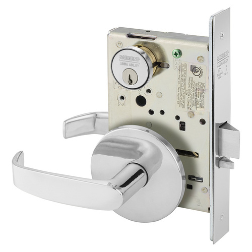 Mortise Lock Bright Chrome