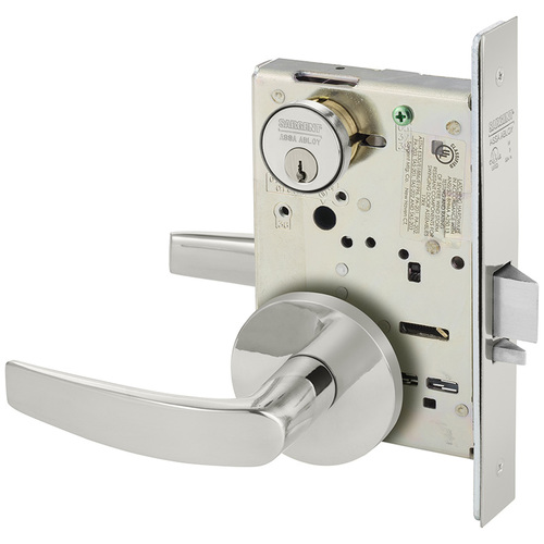 Mortise Lock Bright Stainless Steel