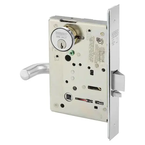 Mortise Lock Bright Chrome