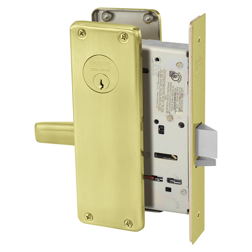 Mortise Lock Satin Brass