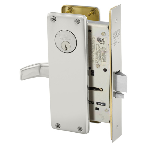 Mortise Lock Bright Stainless Steel