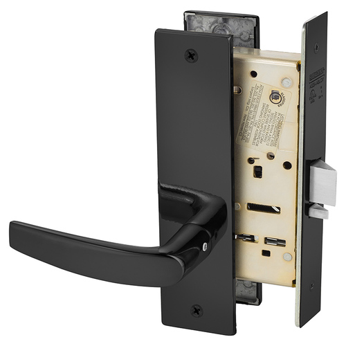 Mortise Lock Dark Oxidized Statuary Bronze Clear Coated