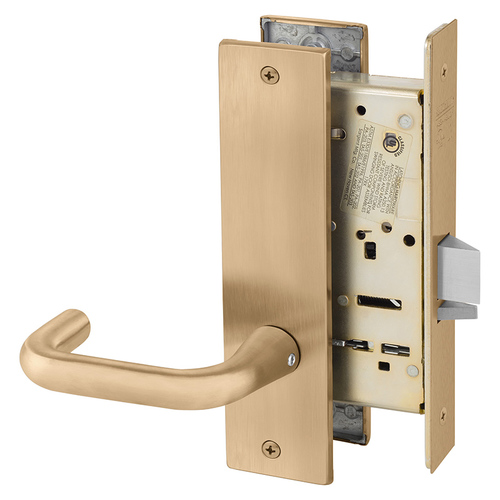 Mortise Lock Satin Bronze Clear Coated