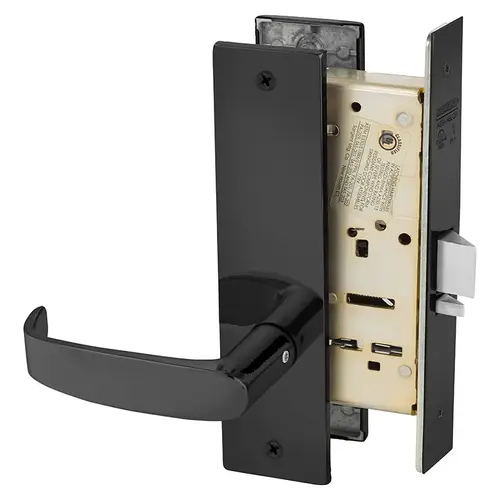 Mortise Lock Dark Oxidized Statuary Bronze Clear Coated