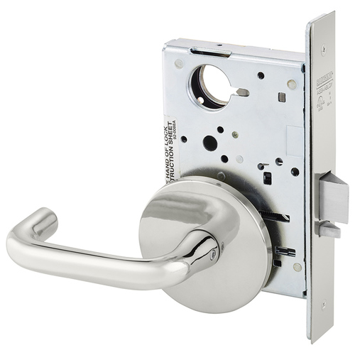 Mortise Lock Bright Stainless Steel