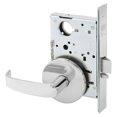 Mortise Lock Bright Chrome