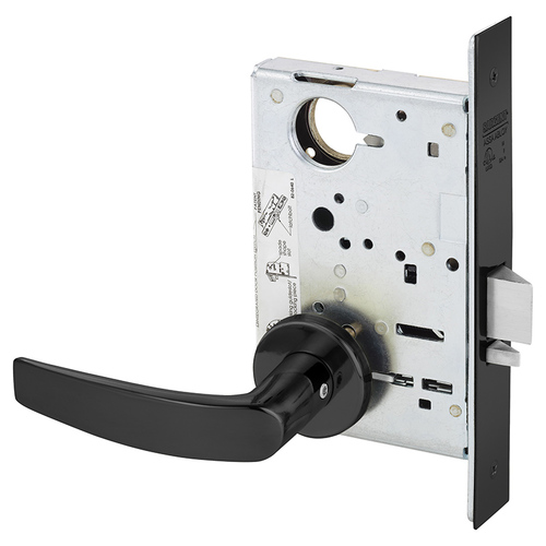 Mortise Lock Dark Oxidized Statuary Bronze Clear Coated