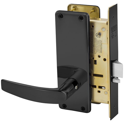 Mortise Lock Dark Oxidized Statuary Bronze Clear Coated