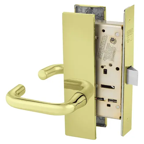 Mortise Lock Bright Brass