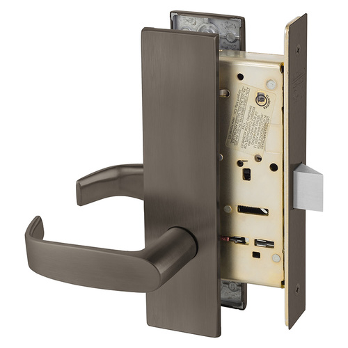 Mortise Lock Dark Oxidized Satin Bronze Oil Rubbed