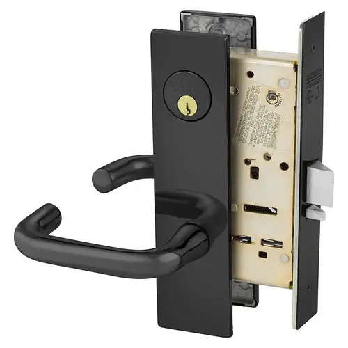 Mortise Lock Dark Oxidized Statuary Bronze Clear Coated