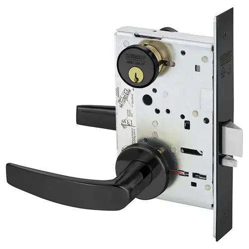 Mortise Lock Dark Oxidized Statuary Bronze Clear Coated