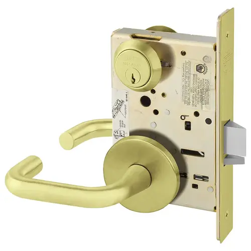 Mortise Lock Satin Brass