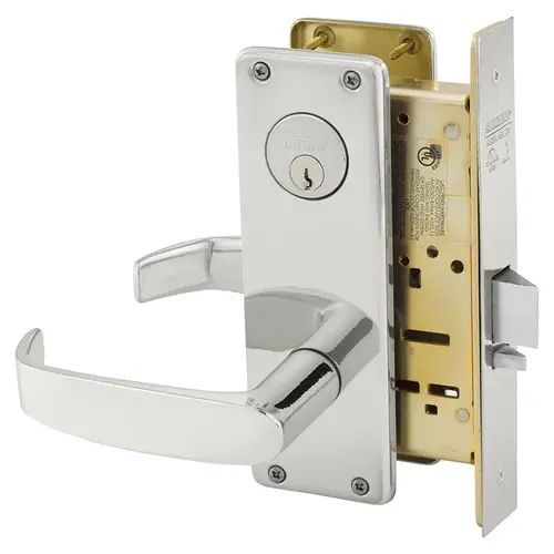 Mortise Lock Bright Stainless Steel