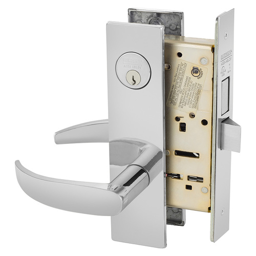 Mortise Lock Bright Chrome