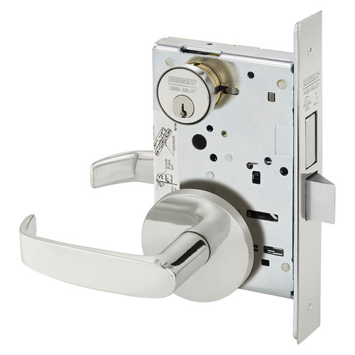 Mortise Lock Bright Stainless Steel