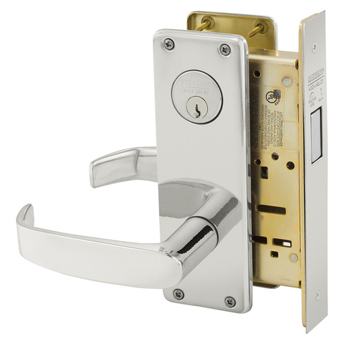 Mortise Lock Bright Stainless Steel