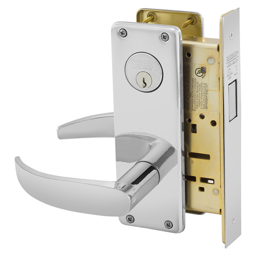 Mortise Lock Bright Chrome