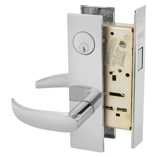 Mortise Lock Bright Chrome