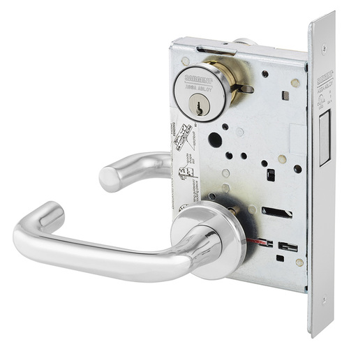 Mortise Lock Bright Chrome