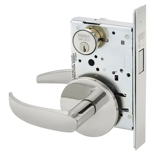 Mortise Lock Bright Stainless Steel