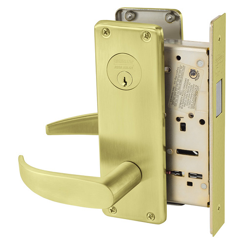 Mortise Lock Satin Brass