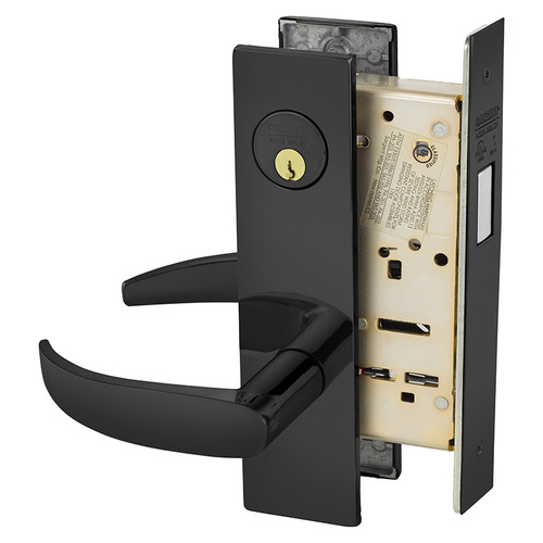 Mortise Lock Dark Oxidized Statuary Bronze Clear Coated