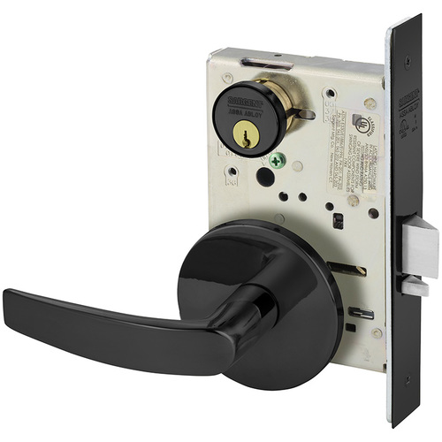 Mortise Lock Dark Oxidized Statuary Bronze Clear Coated