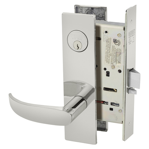 Mortise Lock Bright Stainless Steel