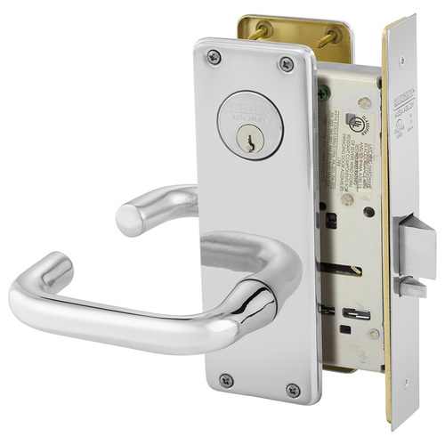 Mortise Lock Bright Chrome